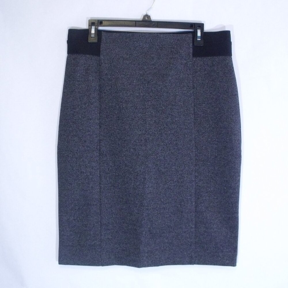 Ann Taylor Charcoal Gray Ponte Pencil Skirt